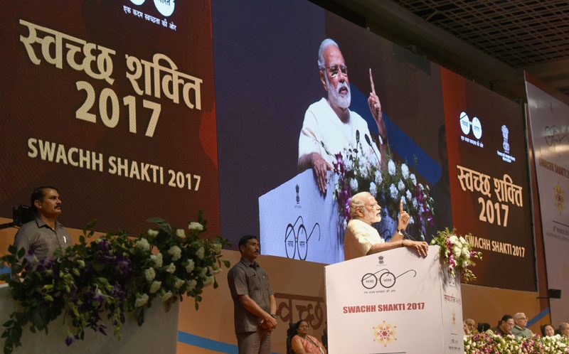 PMs Address At Swachh Shakti 2017 A Convention Of Women Sarpanches