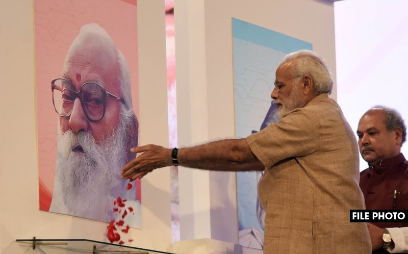 Pm Pays Tribute To Bharat Ratna Nanaji Deshmukh On His Birth