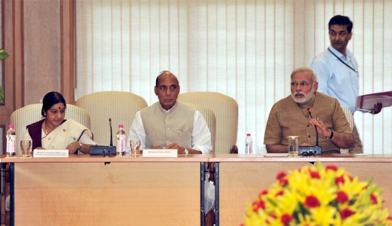 The Prime Minister, Shri Narendra Modi chairing a meeting of the Council of Ministers, in New Delhi on June 02, 2014.