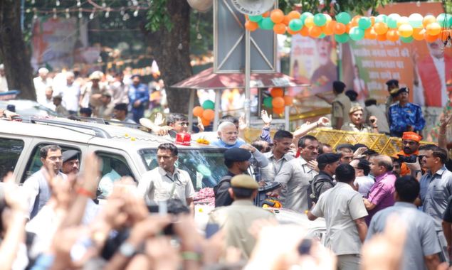  Narendra Modi is Welcomed in New Delhi