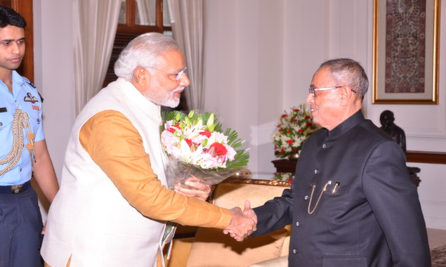Narendra Modi Meets the President
