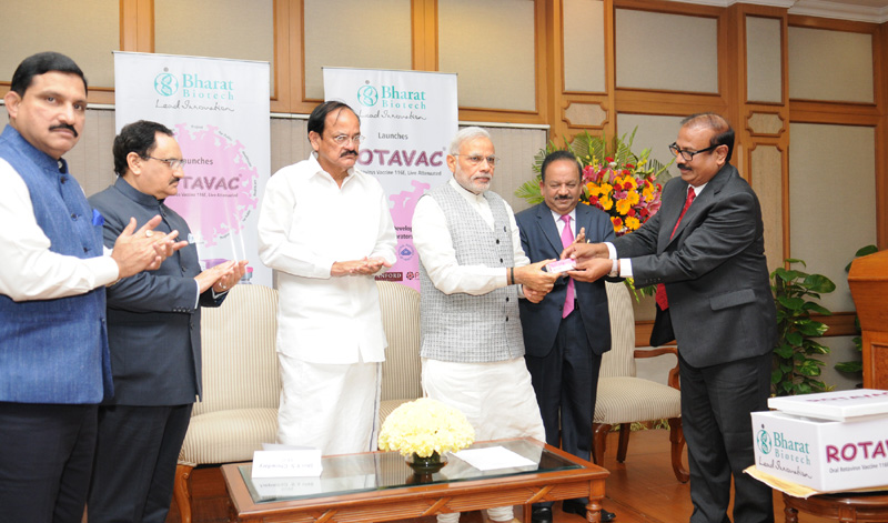 PM launches first indigenously developed and manufactured vaccine against Rotavirus