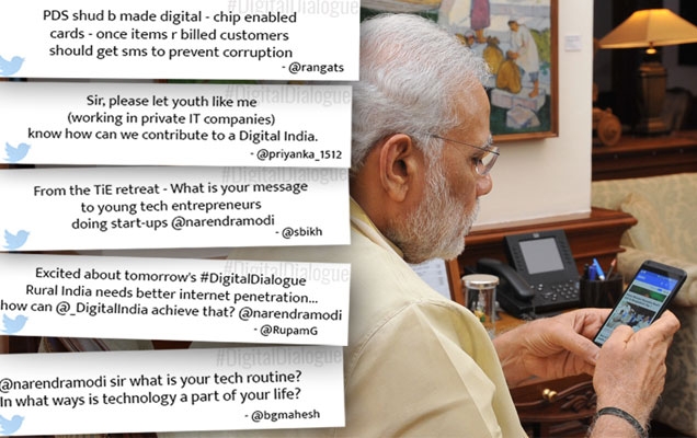 Digital Dialogue with PM Narendra Modi