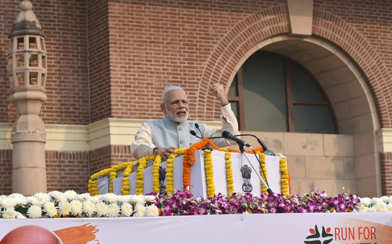 PM flags off Run For Unity; releases stamp to commemorate the anniversary of Sardar Patel