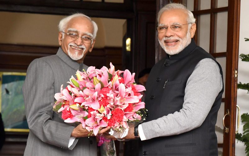 PM’s remarks in the Rajya Sabha, on the farewell of Vice President Hamid Ansari