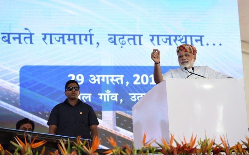 PM’s speech at the inauguration and laying of foundation stone of various major highway Projects in Rajasthan