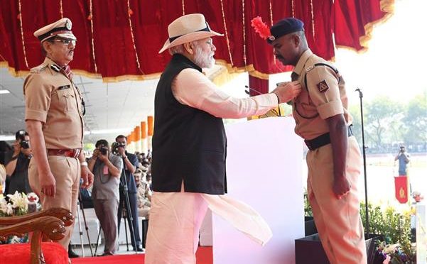 Pm Attends 50th Raising Day Celebrations Of Cisf Prime Minister Of India