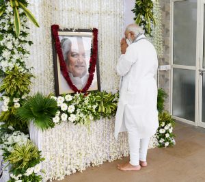 PM pays tributes to late Shri Keshubhai Patel, former CM of Gujarat