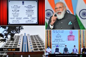 PM’s speech at inauguration of multi-storeyed flats for MPs via VC