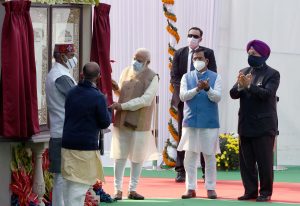 PM lays foundation stone of New Parliament Building