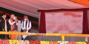 PM launches ‘Asom Mala’ and lays Foundation Stone of two Hospitals in Assam