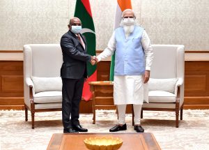 Call on PM by PGA-elect and Foreign Minister of the Maldives Abdulla Shahid on July 23, 2021