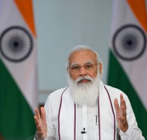 PM’s interaction with beneficiaries of Pradhan Mantri Garib Kalyan Anna Yojana in Gujarat