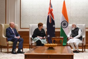 Australian Minister for Foreign Affairs and Women, Her Excellency Marise Payne, and Minister for Defence, His Excellency Peter Dutton call on PM