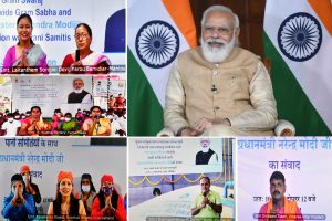 PM interacts with Gram Panchayats and Pani Samitis on Jal Jeevan Mission