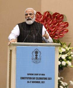 PM’s address at Constitution Day Celebrations organized by Supreme Court