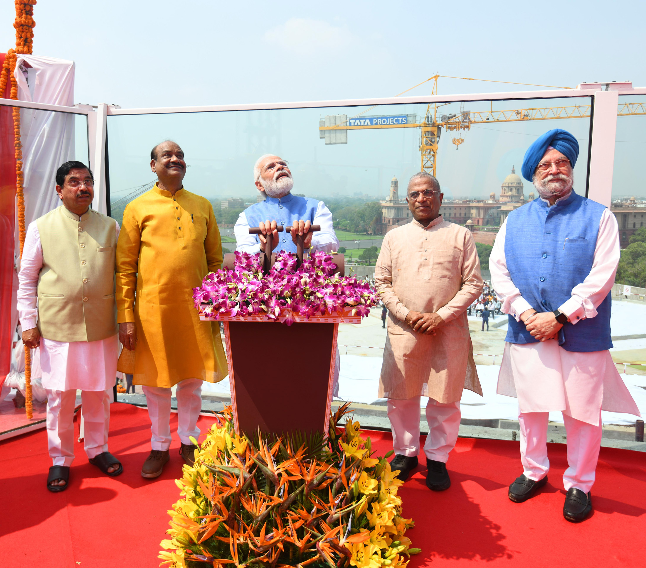 PM unveils the National Emblem at New Parliament Building, in New Delhi ...