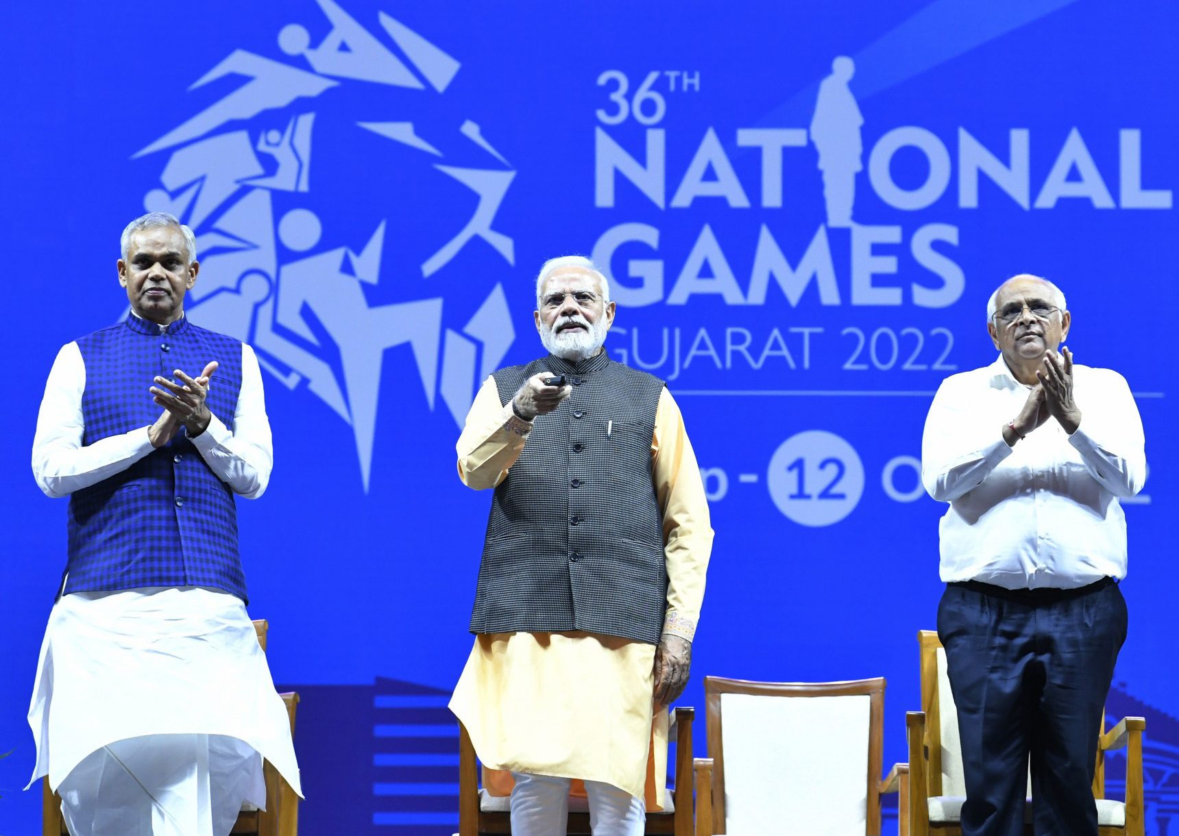 pm-declares-36th-national-games-open-in-ahmedabad-prime-minister-of-india