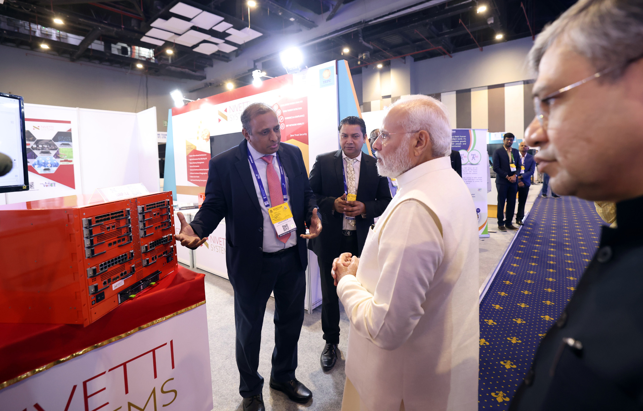 Pm At The Inauguration Of 6th Edition Of India Mobile Congress And Launches 5g Services In New