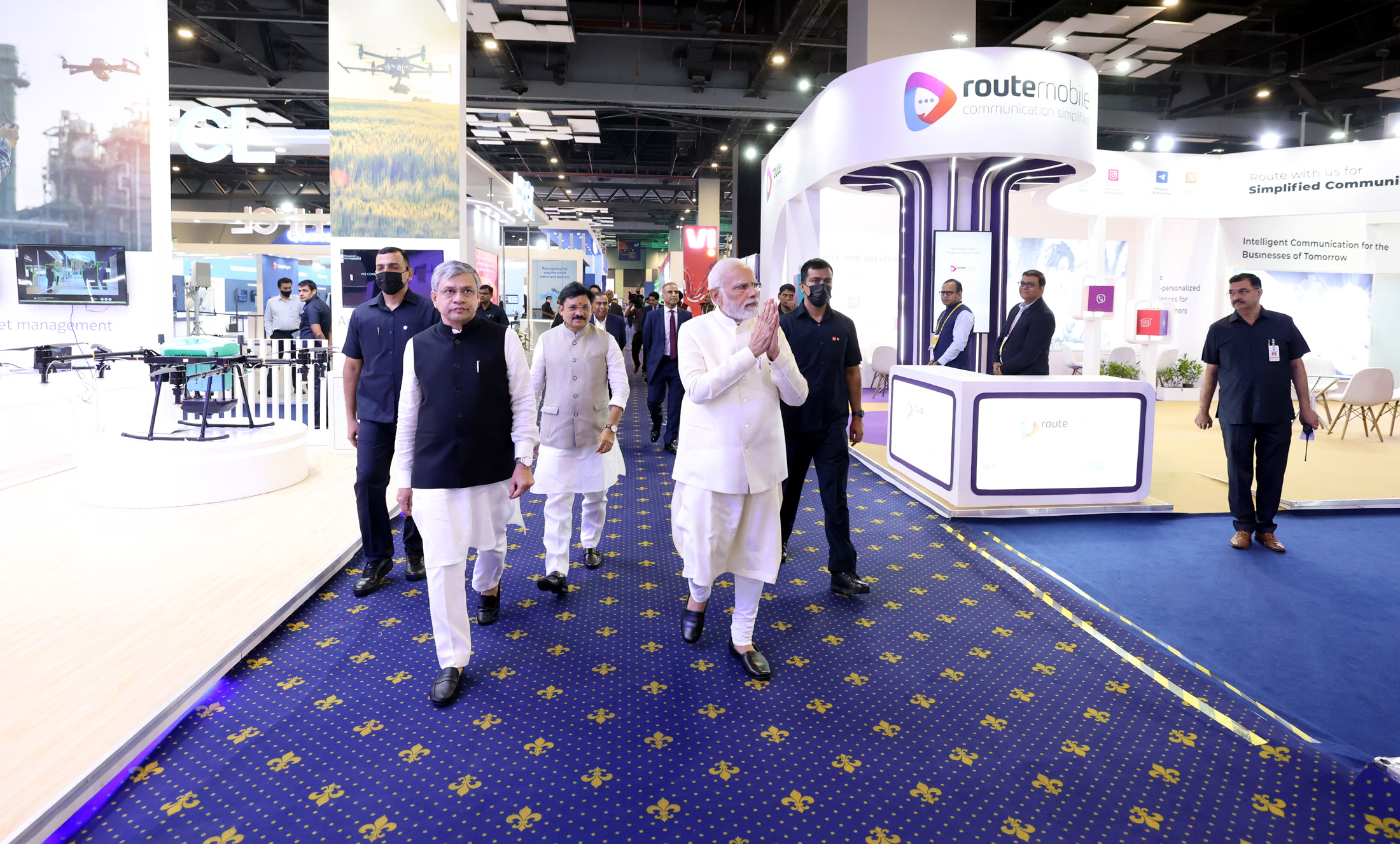 PM at the inauguration of 6th edition of India Mobile Congress and