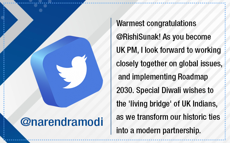 Pm Congratulates Rishi Sunak On Being Chosen As Uk Pm Prime Minister