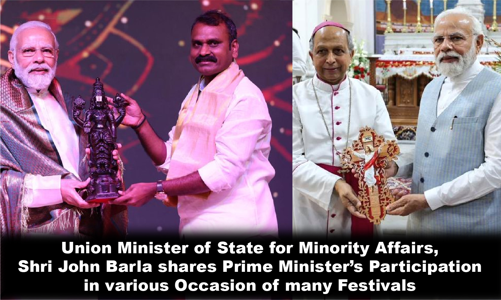 Union Minister Of State For Minority Affairs, Shri John Barla Shares ...