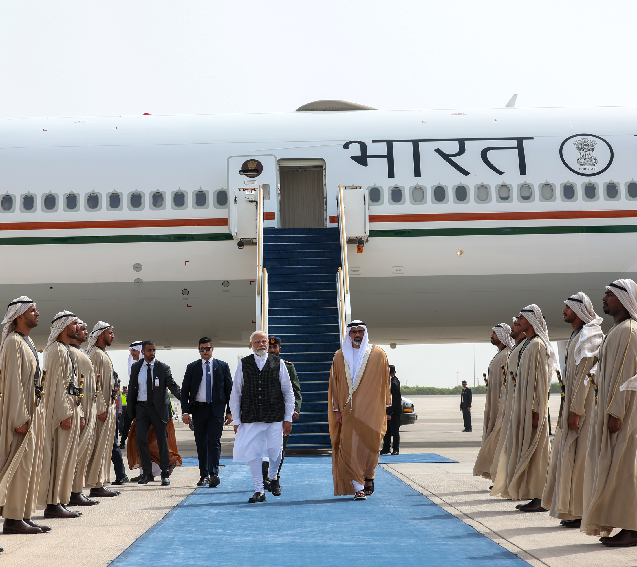 PM arrives in Abu Dhabi, UAE | Prime Minister of India