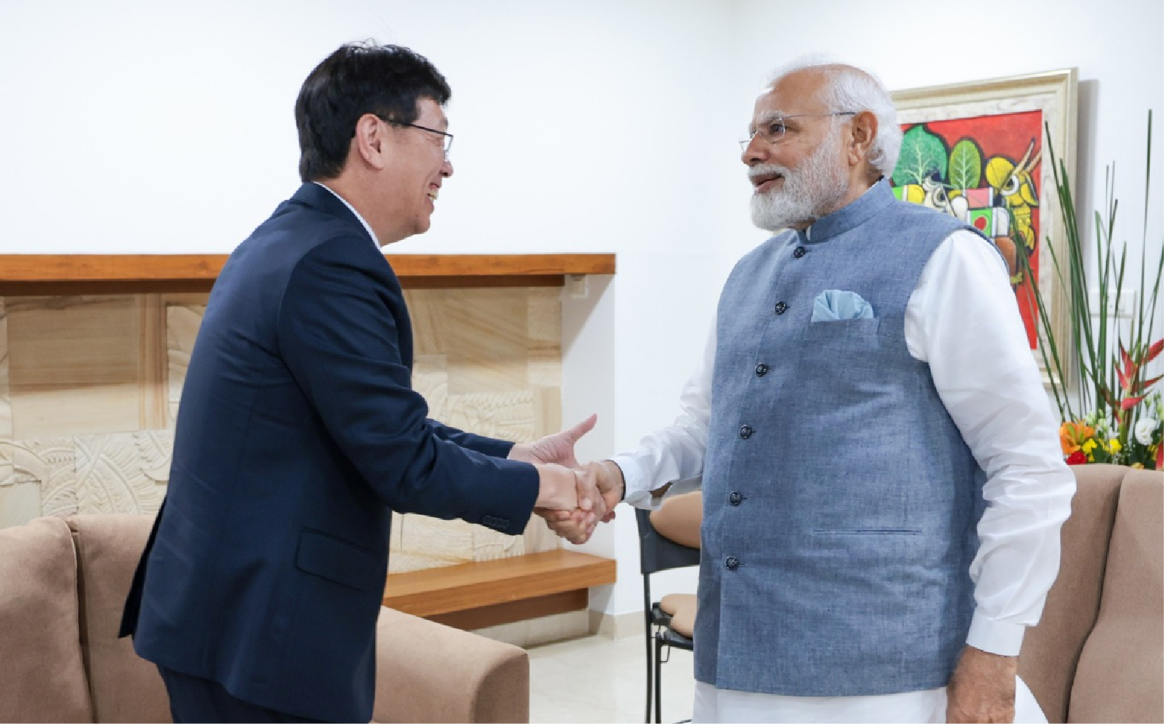 PM meets with Mr. Young Liu, Chairman of Foxconn | Prime Minister of India