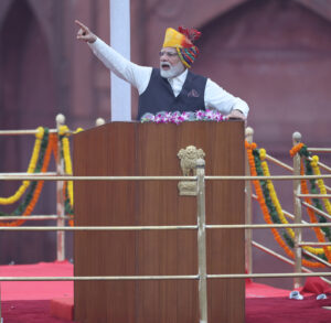 PM addressing the nation on the occasion of 77th Independence Day from the ramparts of historic Red Fort in New Delhi, says that the government has started the Vibrant Village program for border villages