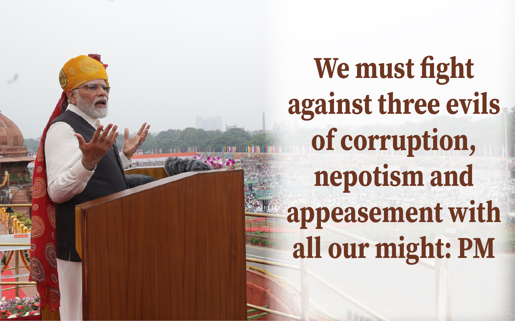 We Must Fight Against Three Evils Of Corruption, Nepotism And ...