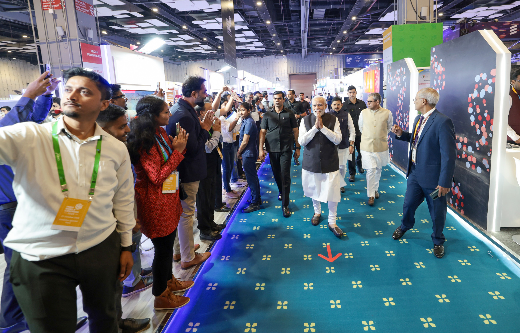 PM at the inauguration of 7th Edition of the India Mobile Congress (IMC ...