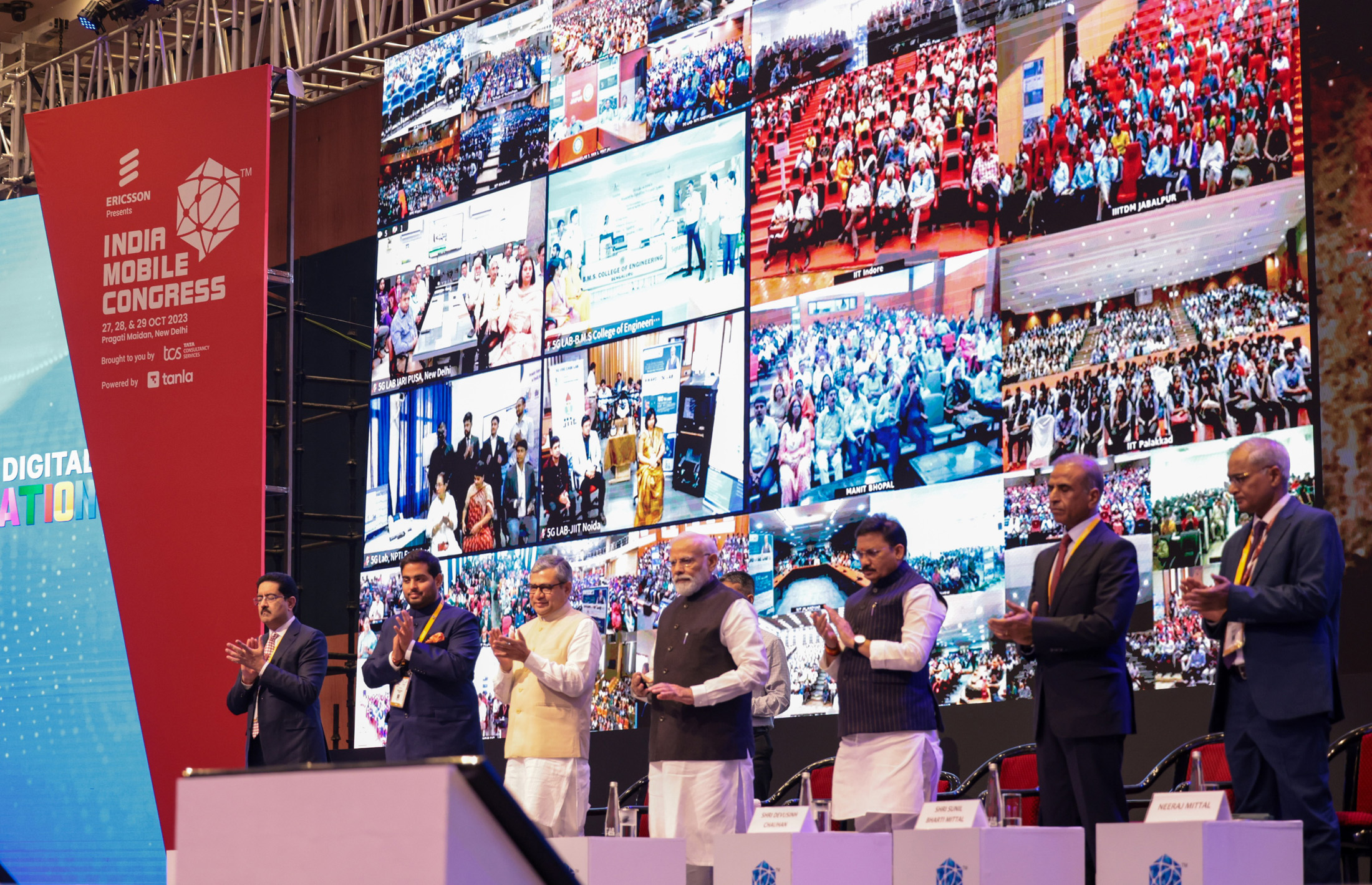 PM at the inauguration of 7th Edition of the India Mobile Congress (IMC ...