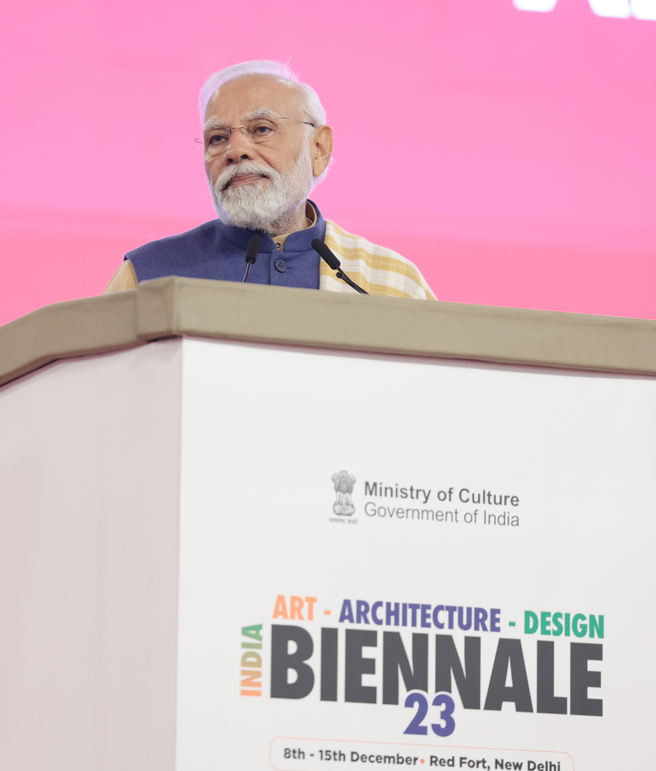 PM’s address at the inauguration of India Art, Architecture &#038; Design Biennale 2023 at Red Fort in Delhi