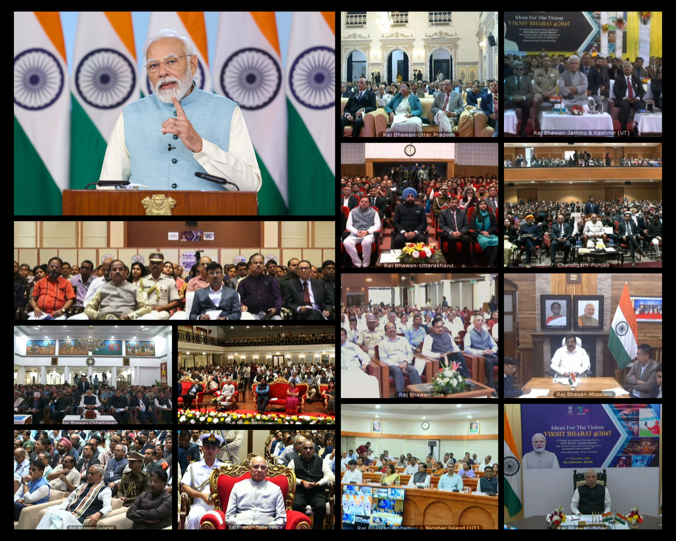 PM Addresses At The Launch Of Viksit Bharat @ 2047: Voice Of Youth Via ...