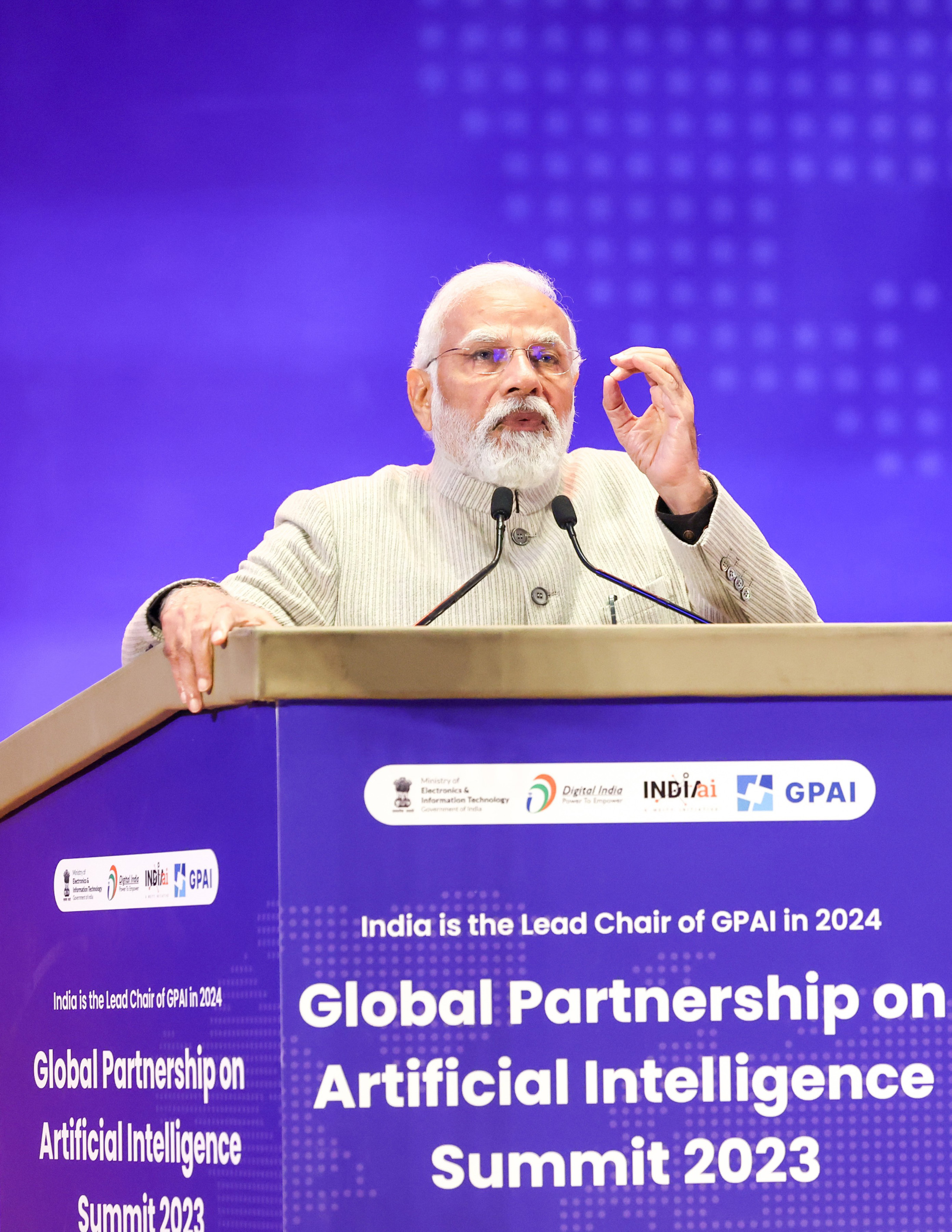 PM’s address at the inauguration of GPAI Summit, 2023