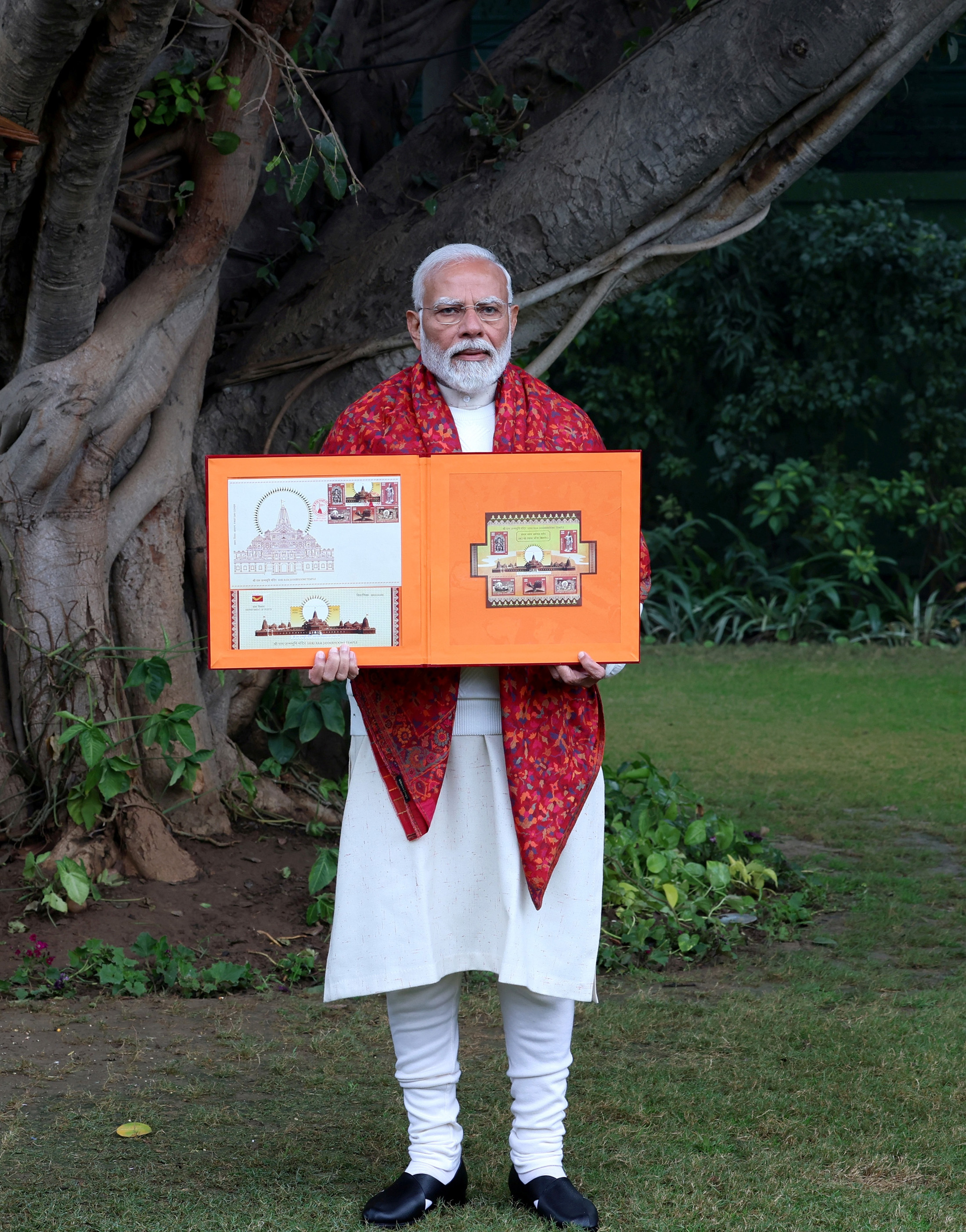 PM posts six commemorative postage stamps dedicated to the Shri Ram Janmabhoomi temple