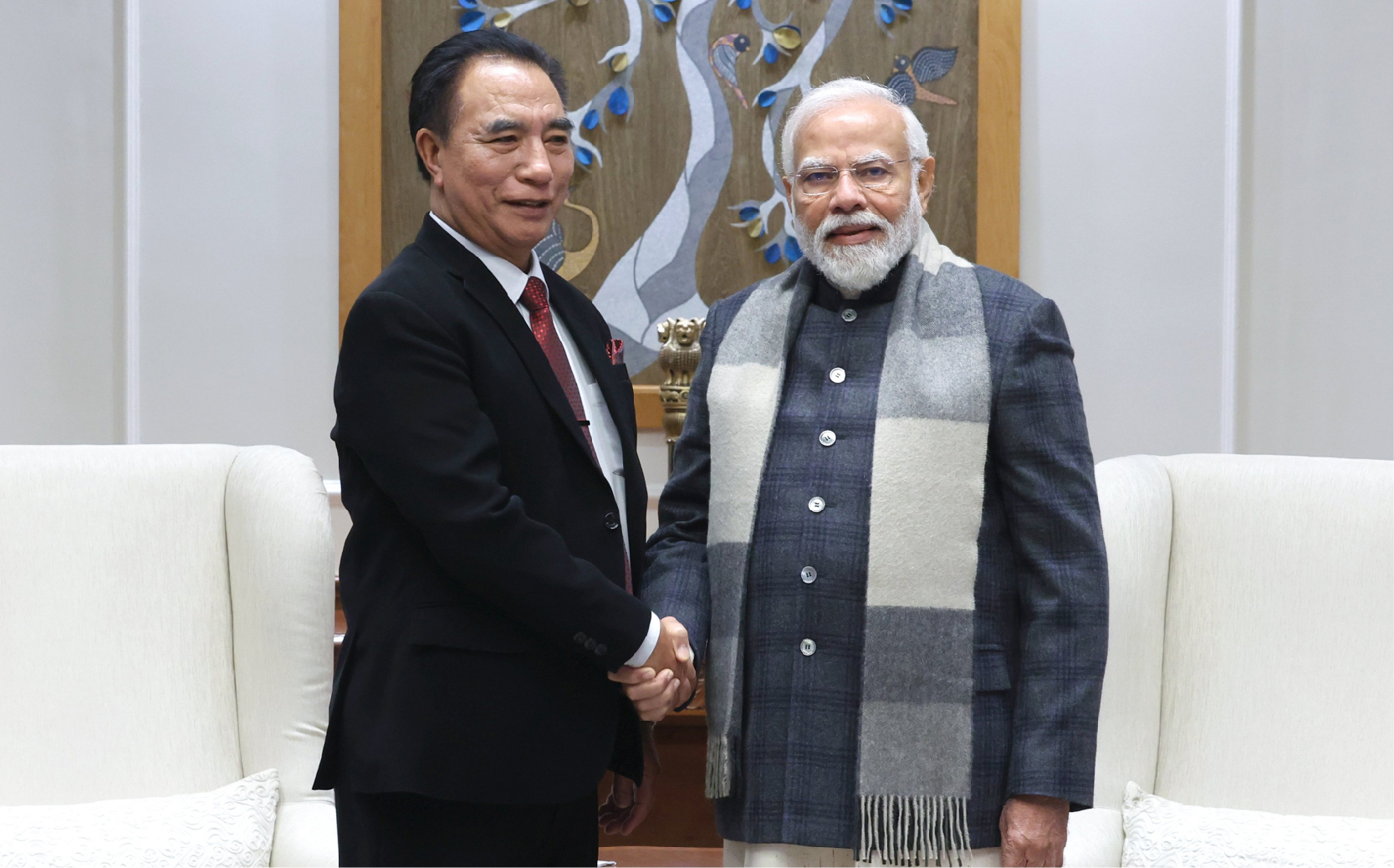 Mizoram CM Meets PM Prime Minister Of India   Mizoram CM Meets PM 