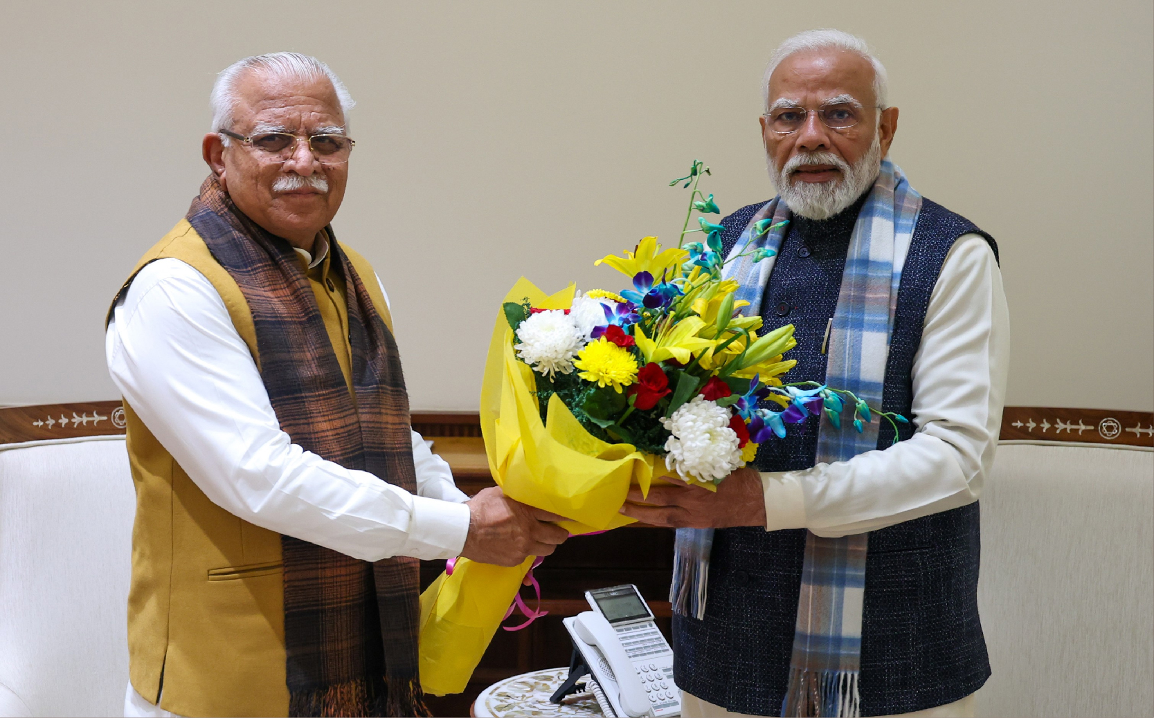 chief-minister-of-haryana-calls-on-pm-prime-minister-of-india