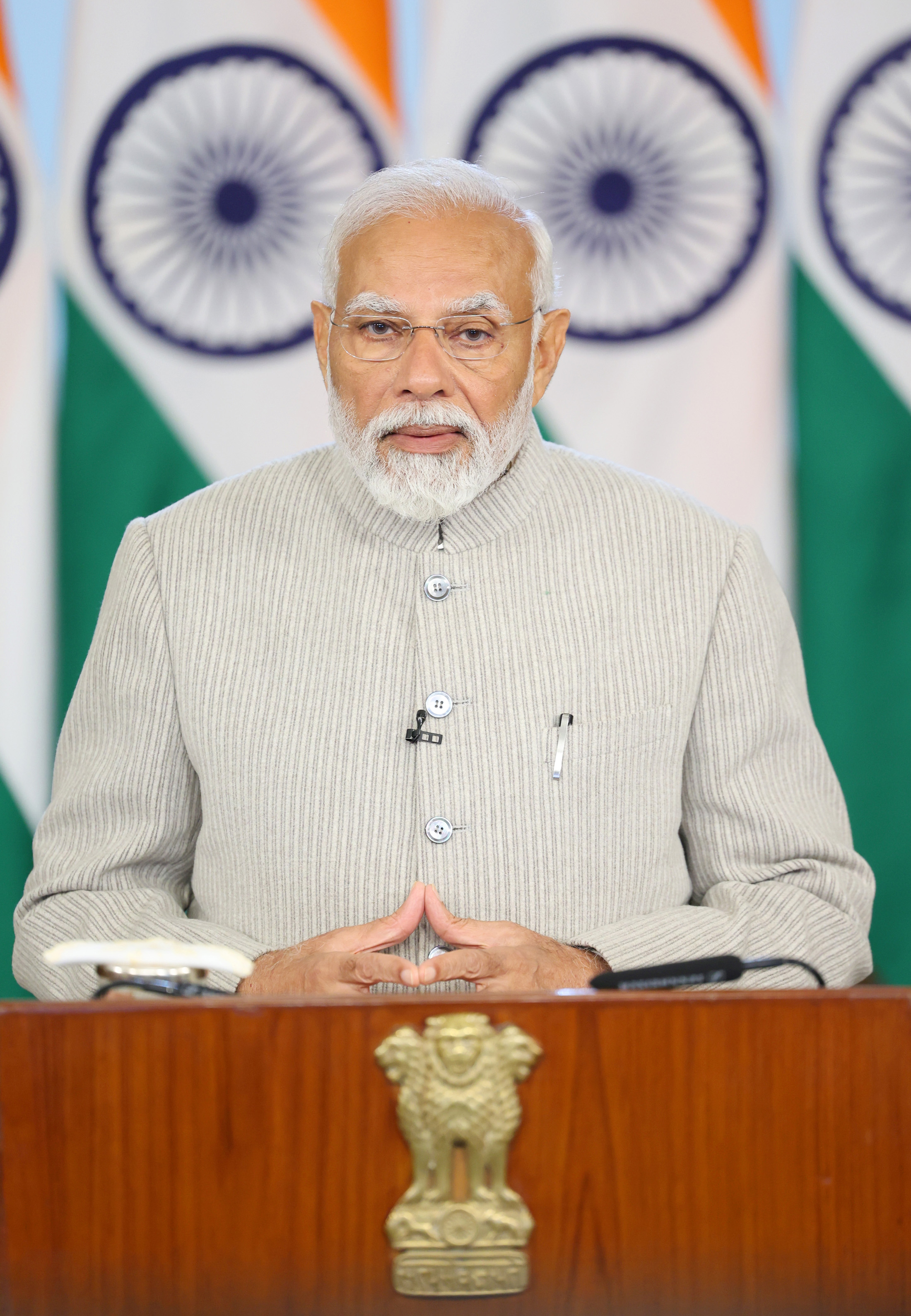 PM&#8217;s video message during the concluding ceremony of year-long celebrations of Acharya Shri S N Goenka’s 100th birth anniversary