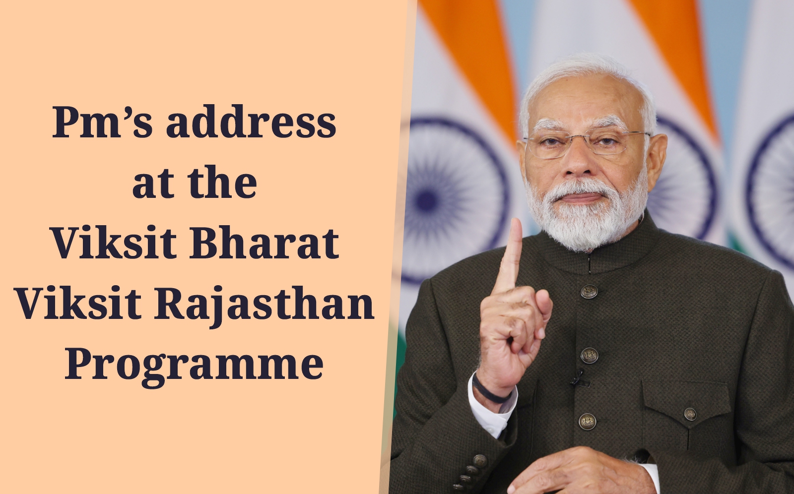 PM’s Address At The Viksit Bharat Viksit Rajasthan Programme | Prime ...