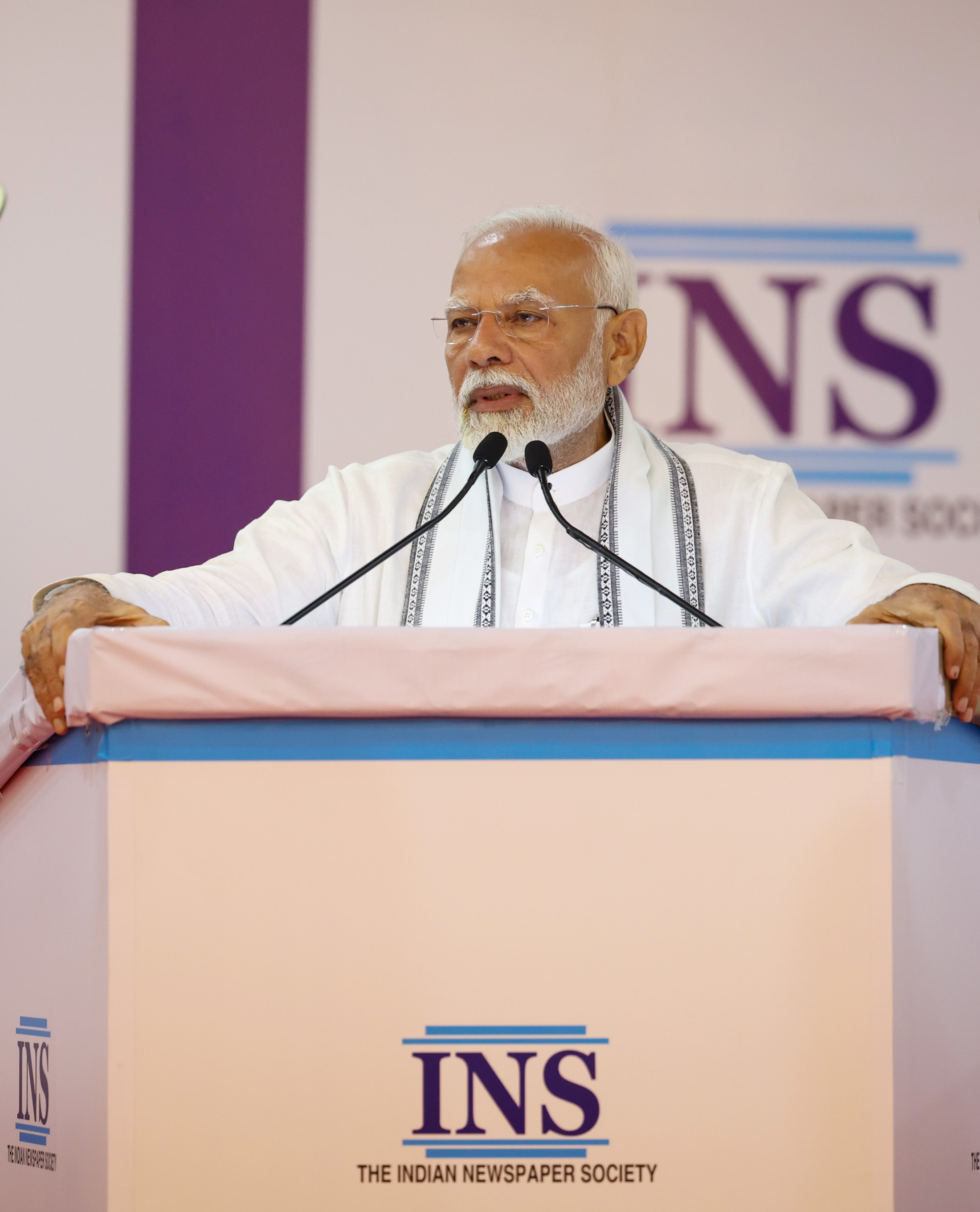 PM’s address at inauguration of Indian Newspapers Society Towers in Mumbai