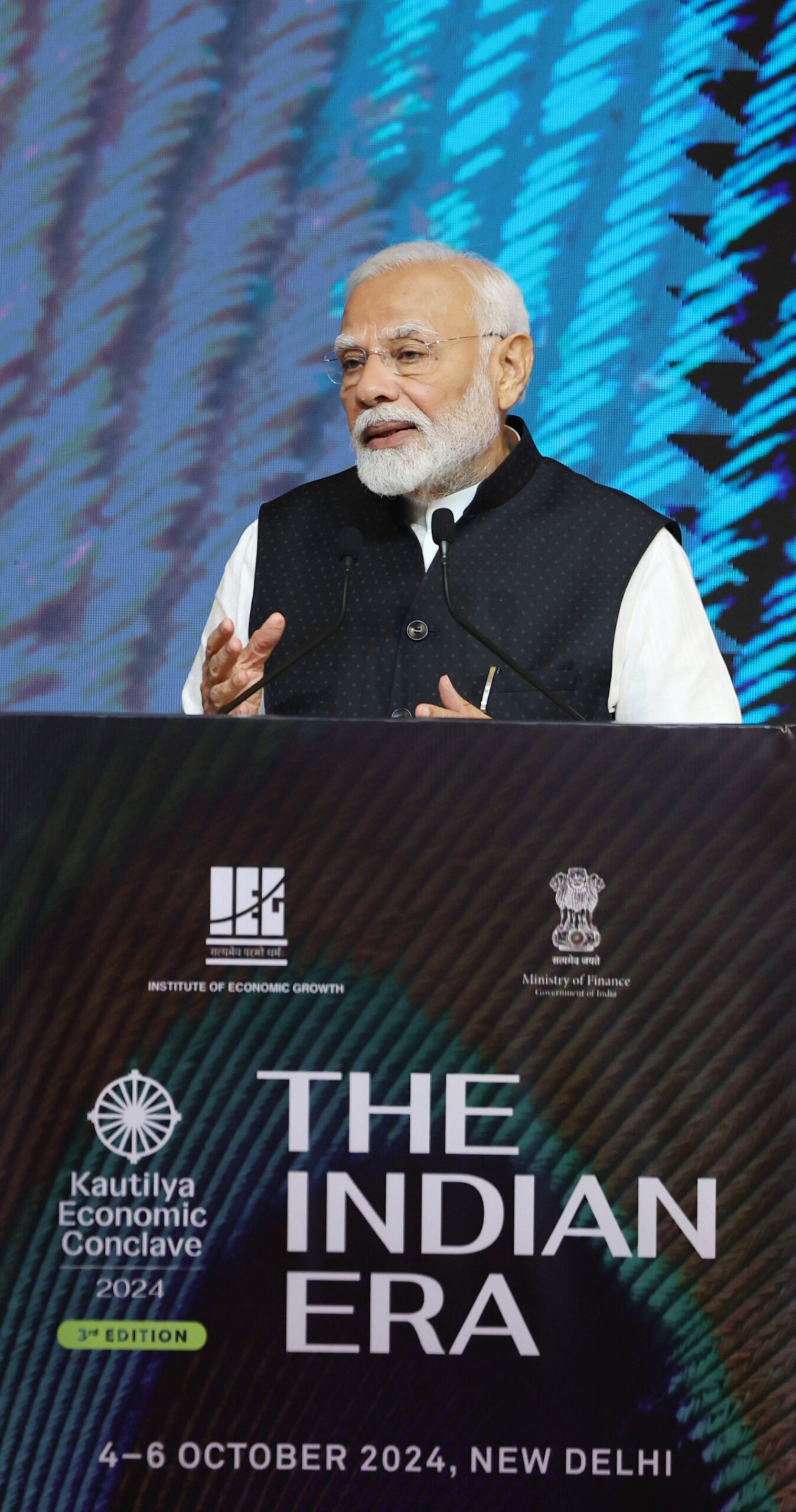 PM’s address at the 3rd Kautilya Economics Conclave 2024