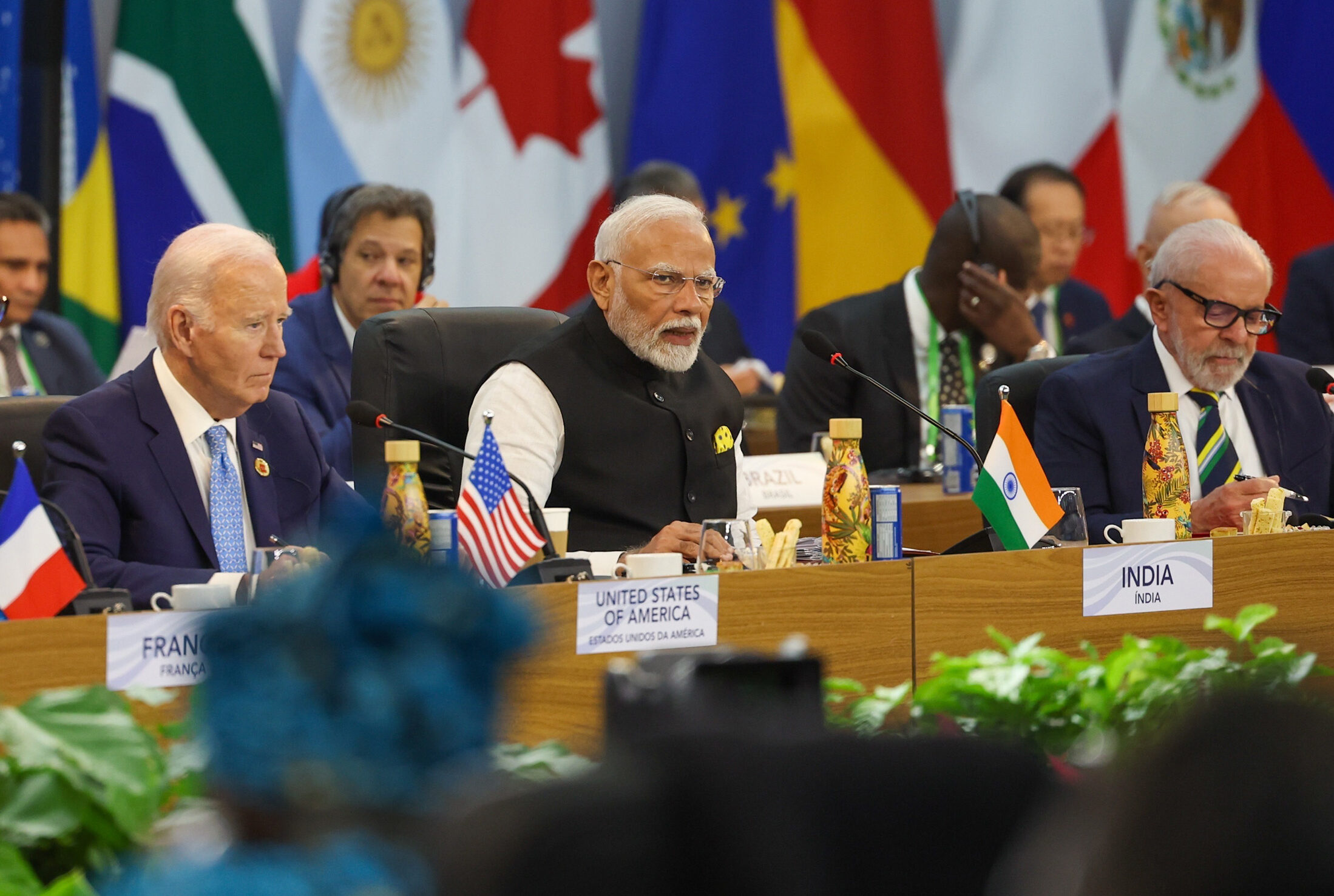 PM addresses G 20 session on Social Inclusion and the Fight Against Hunger and Poverty