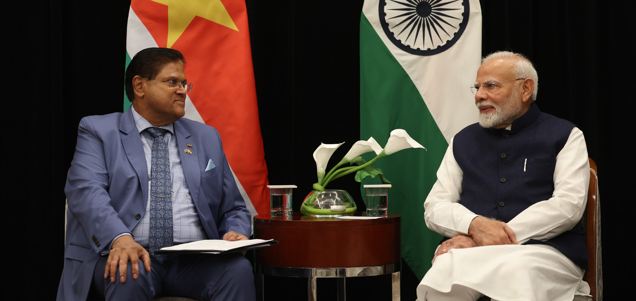 PM meets with President of Suriname