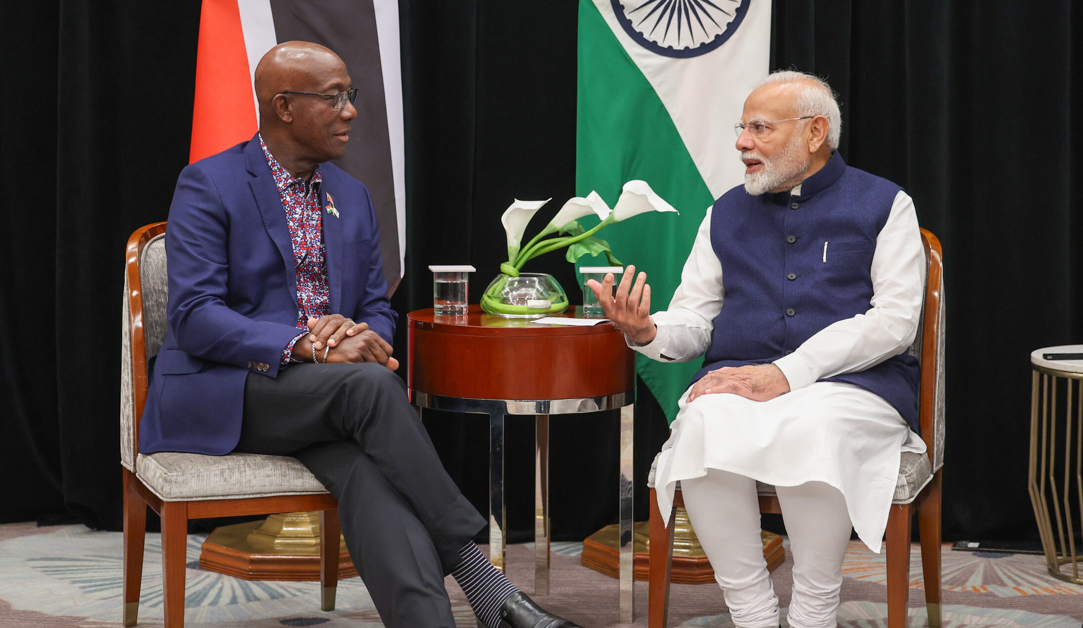 PM meets with Prime Minister of Trinidad and Tobago