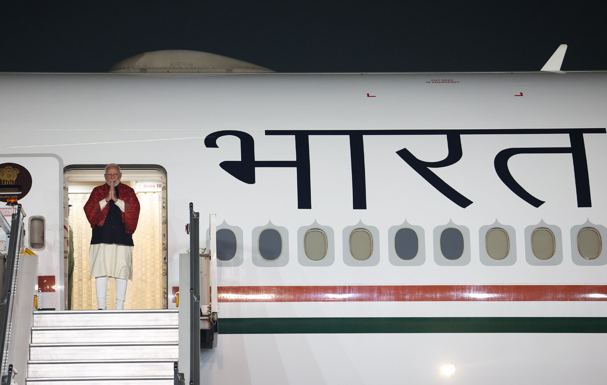 PM arrives in New Delhi from Kuwait on December 23, 2024.