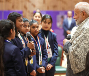 PM’s interaction with the 17 awardees of Rashtriya Bal Puraskar on the occasion of 3rd Veer Baal Diwas