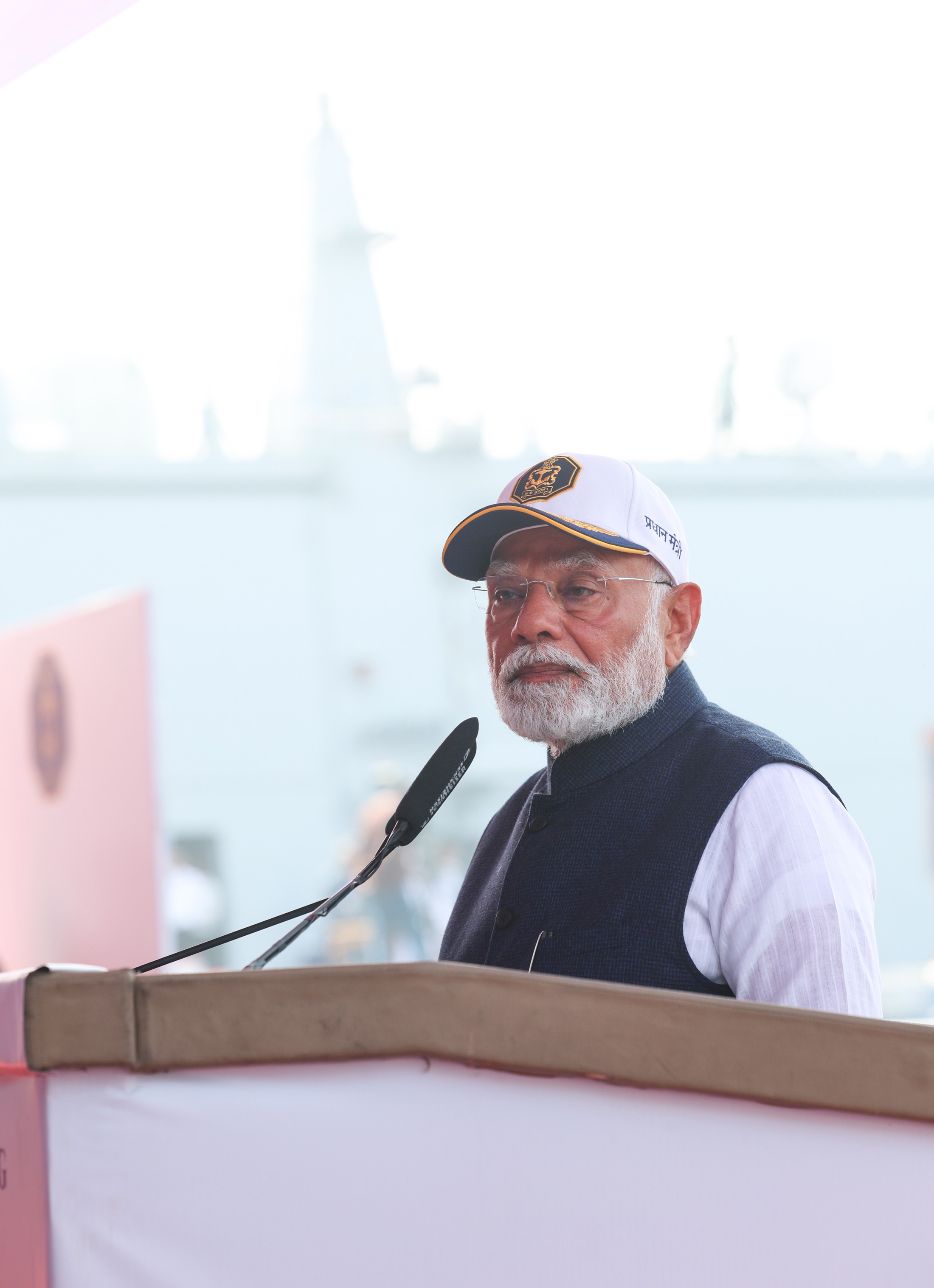 PM&#8217;s speech at Commissioning of INS Surat, INS Nilgiri and INS Vaghsheer