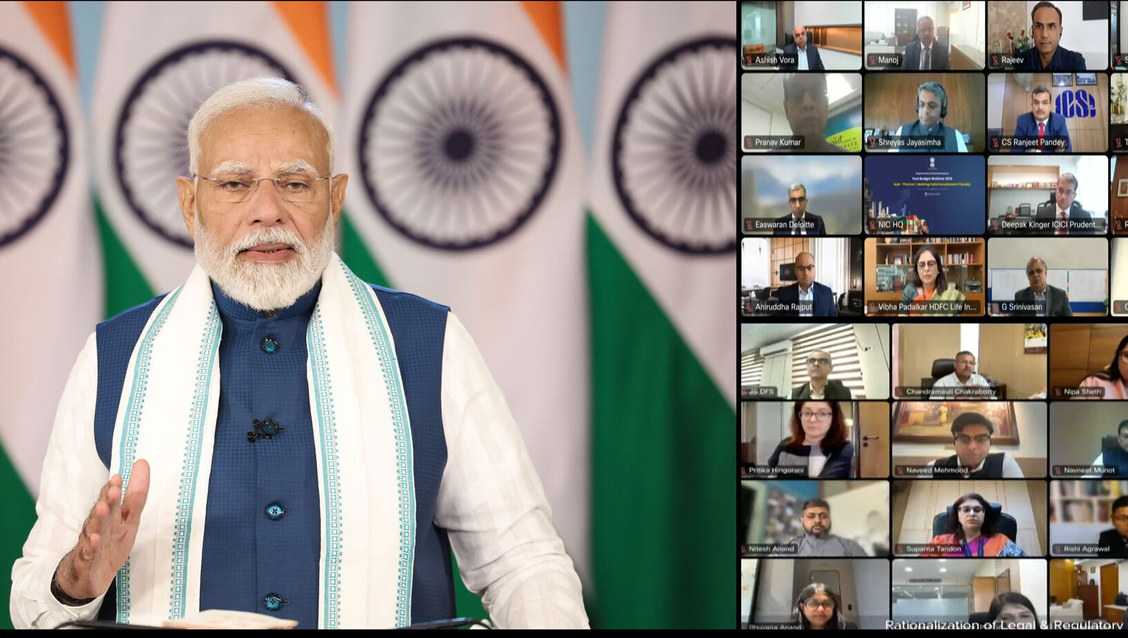 PM addresses the post-budget webinars