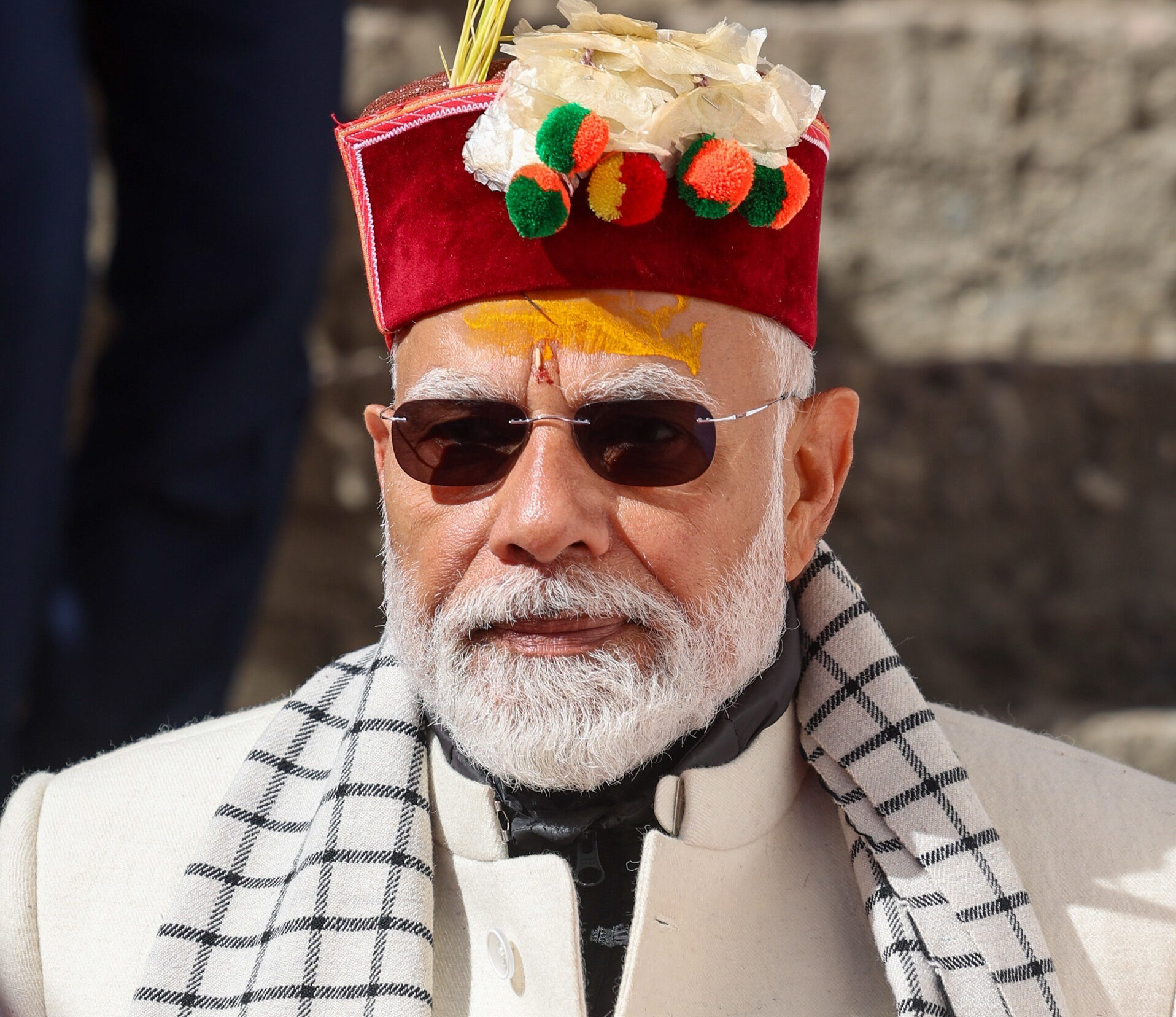 PM flags off trek and bike rally on the sidelines of Winter Tourism Program at Harsil, in Uttarakhand on March 06, 2025.